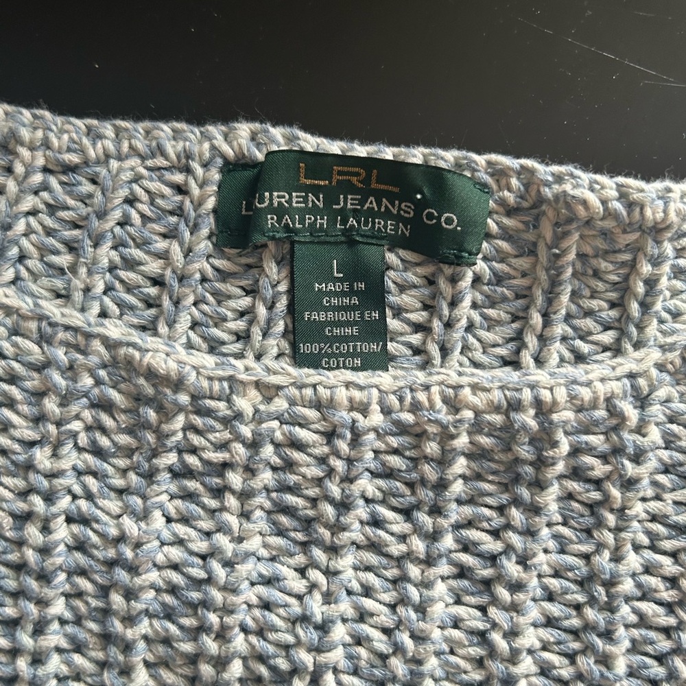 Ralph Lauren Women's Textured Gray Sweater - Picture 3 of 5